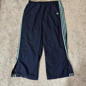 Vintage Adidas Pants Mens 2XL Athletic Track Three Stripes Tearaway 2000s